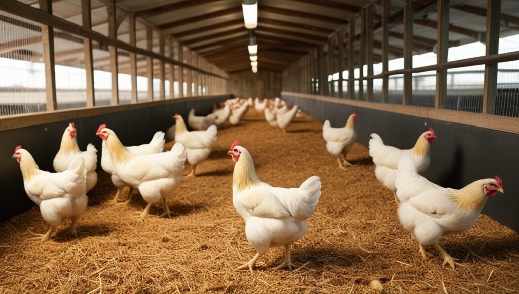 Cage Free criação de galinhas