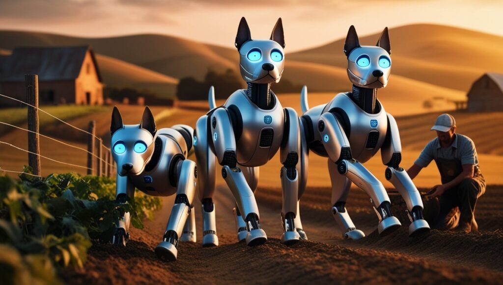 Cachorros robôs: aliados do produtor rural A tecnologia no campo tem transformado a maneira como se trabalha na agricultura e na pecuária. Entre as inovações que ganham destaque estão os cachorros robôs, que já se mostram como ferramentas poderosas para otimizar o dia a dia no meio rural. Você já imaginou como esses dispositivos podem contribuir para sua produção? Neste artigo, vamos explorar como os cachorros robôs funcionam, suas aplicações no agronegócio e os benefícios que trazem para os produtores. O que é um cachorro robô? Os cachorros robôs são máquinas autônomas ou semiautônomas, geralmente projetadas para se movimentar de forma semelhante a um cão. Equipados com sensores, câmeras e sistemas de inteligência artificial, eles podem realizar tarefas específicas com agilidade e precisão. Se antes esse tipo de tecnologia parecia coisa de ficção científica, hoje ela já é uma realidade, e empresas como Boston Dynamics e Unitree Robotics lideram o mercado com modelos robustos e versáteis. Características principais Sensores avançados: detectam obstáculos, temperatura e outros parâmetros do ambiente. Conectividade: integração com drones, sistemas de GPS e dispositivos móveis. Resistência: projetados para operar em condições climáticas adversas. Como os cachorros robôs ajudam no campo? A utilização de cachorros robôs no agronegócio está apenas começando, mas as possibilidades são promissoras. Confira algumas das aplicações que já estão sendo testadas e implementadas: Monitoramento de rebanhos Os cachorros robôs podem patrulhar áreas extensas, monitorando o estado do gado e alertando sobre situações anormais, como animais doentes ou fora do cercado. Além disso, eles ajudam a evitar ataques de predadores. Inspeção de plantações Com sensores e câmeras, os robôs conseguem identificar pragas, doenças e deficiências nutricionais nas culturas. Isso permite que o produtor tome decisões rápidas e direcionadas. Aplicativo na segurança A segurança no campo é uma preocupação constante. Cachorros robôs podem ser usados para vigiar propriedades rurais, alertando sobre movimentos suspeitos ou invasões. Mapeamento e coleta de dados Equipados com GPS e sistemas de georreferenciamento, eles auxiliam no mapeamento preciso das áreas, coletando dados que ajudam na gestão eficiente da propriedade. Benefícios dos cachorros robôs para o produtor rural Você deve estar se perguntando: quais as vantagens reais de investir em um cachorro robô? Aqui estão os principais benefícios: Economia de tempo e recursos Com tarefas automatizadas, você reduz o tempo gasto em atividades repetitivas e pode concentrar sua equipe em tarefas mais estratégicas. Precisão nas tarefas Os sensores dos robôs permitem uma análise detalhada do ambiente, aumentando a precisão das ações no campo. Sustentabilidade Ao identificar problemas como pragas de forma precoce, os robôs ajudam a reduzir o uso de pesticidas, contribuindo para uma agricultura mais sustentável. Maior segurança A presença de um dispositivo que vigia a propriedade pode ser um fator de dissuasão contra furtos e invasões. Os desafios da adoção Embora as vantagens sejam muitas, existem também desafios na adoção de cachorros robôs. Entre eles: Alto custo inicial: a aquisição desses dispositivos pode ser um investimento elevado. Manutenção e suporte: é necessário garantir que haja suporte técnico disponível na região. Capacitação: os produtores precisam de treinamento para operar e programar os robôs de forma eficiente. O futuro dos cachorros robôs no agronegócio A cada ano, a tecnologia avança e os custos tendem a diminuir, tornando os cachorros robôs uma opção mais acessível para produtores de todos os portes. Com mais pesquisas e desenvolvimento, é possível que novas aplicações surjam, ampliando ainda mais o impacto dessa inovação no campo. Será que, no futuro, os cachorros robôs poderão substituir totalmente os tradicionais cães de guarda ou pastoreio? Talvez não, mas é inegável que eles trazem uma ajuda valiosa. Conclusão Os cachorros robôs estão revolucionando o agronegócio, oferecendo soluções inovadoras para desafios antigos. Se você busca mais eficiência, segurança e sustentabilidade em sua propriedade, vale a pena considerar essa tecnologia. Então, o que você acha? Os cachorros robôs podem ser os novos aliados do campo? FAQ Cachorros robôs são fáceis de operar? Sim, mas é necessário um treinamento inicial para que o produtor aprenda a utilizar todas as funcionalidades. Eles podem substituir completamente os cães reais? Não. Embora sejam muito úteis, os cachorros robôs complementam o trabalho dos cães tradicionais, mas não substituem a interação e habilidades naturais dos animais. Qual é o custo médio de um cachorro robô? Os valores variam, mas podem ultrapassar US$ 70.000 dependendo das especificações e funcionalidades. Preciso de internet na fazenda para usar um cachorro robô? Em muitos casos, sim. A conectividade é essencial para que o dispositivo opere de forma integrada com outros sistemas.