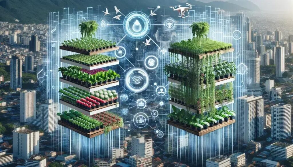 Agricultura Urbana: O Papel da Tecnologia no Cultivo em Pequenos Espaços