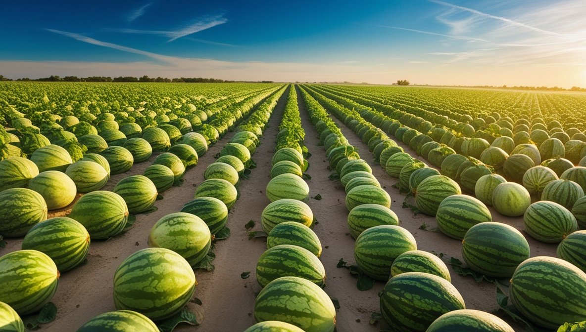 Chuvas impulsionam o desenvolvimento da melancia no brasil