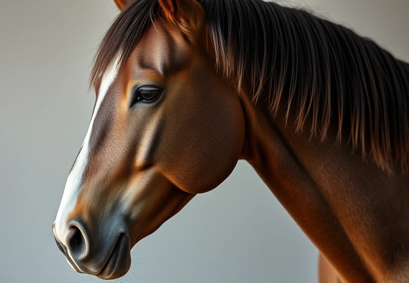 Representação visual de Cavalo com câncer em perna viva surpreende ao se recuperar com maconha; saiba como