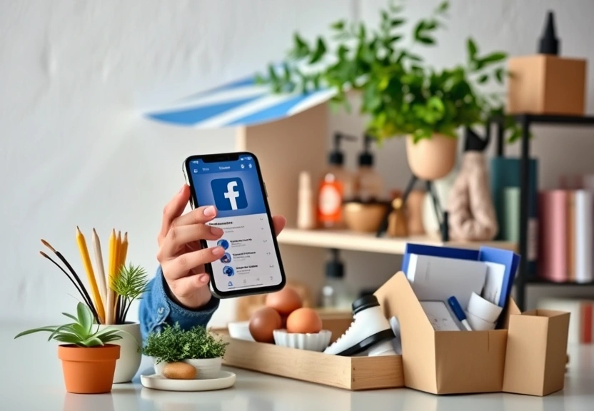 Representação visual de Compras mais inteligentes: Facebook Marketplace integra IA da Meta