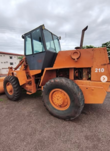 Pá carregadeira case venda